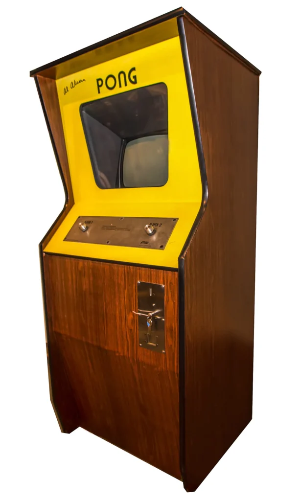 Automat Pong – jedna z pierwszych komercyjnych gier wideo